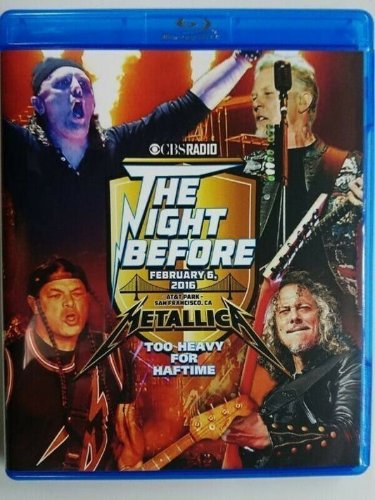 Metallica The Night Before Too Heavy For Halftime 2016 Blu-ray 1BDR