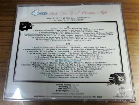 Queen Invite You To A Christmas Hammersmith Odeon 1975 1CD 1DVD Set Music Rock