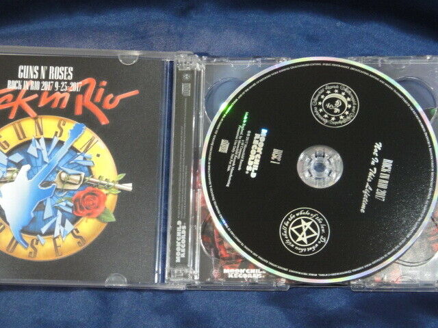 Guns 'N' Roses Rock In Rio 2017 Soundboard 3CD Moonchild