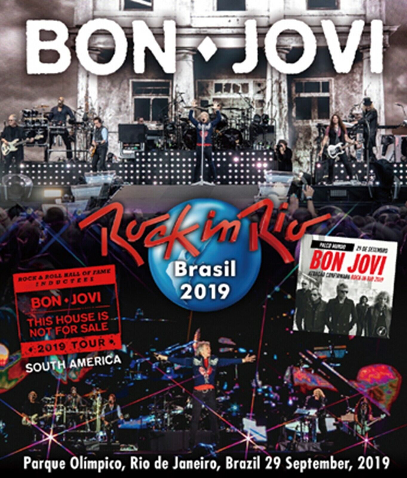 Bon Jovi / Rock In Rio Brasil 2019 29th September Blu-ray Pro-shot 1BDR