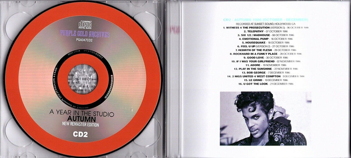 Prince 1986 A Year In The Studio Second Season Summer Autumn 2CD