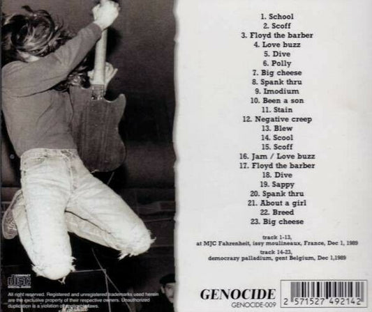 Nirvana Krist Jamming 1989 France Belgium 1CD 23 Tracks