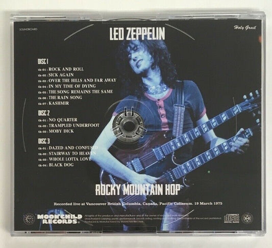 Led Zeppelin Rocky Mountain Hop 1975 3CD Soundboard Moonchild