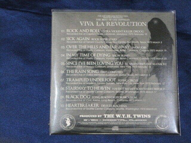 Led Zeppelin Viva La Revolution 1975 1CD Empress Valley