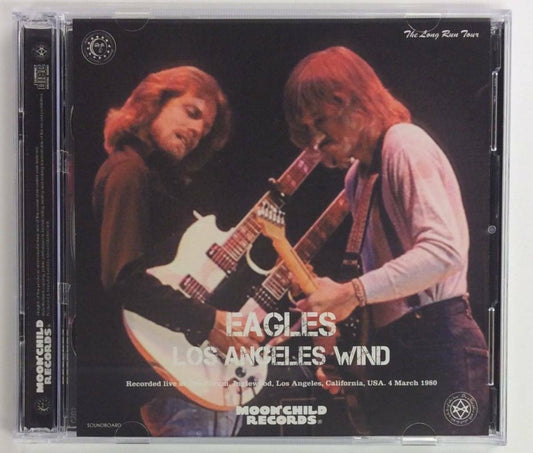 Eagles Los Angeles Wind 1980 CD 2 Discs Set The Long Run Tour Moonchild Music