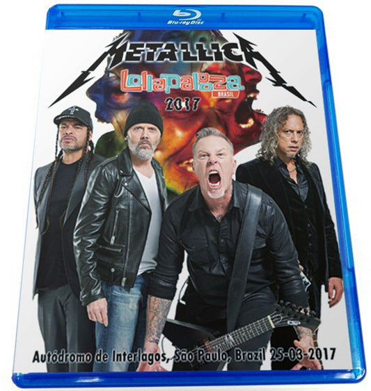 Metallica Lollapalooza Brazil 2017 Blu-ray 24 Tracks PRO shot 1BDR