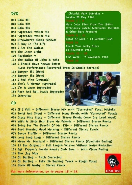 The Beatles / Rare unseen & Unheard TMOQ Gazette Vol.38 (1CD+1DVD) Booklet Set