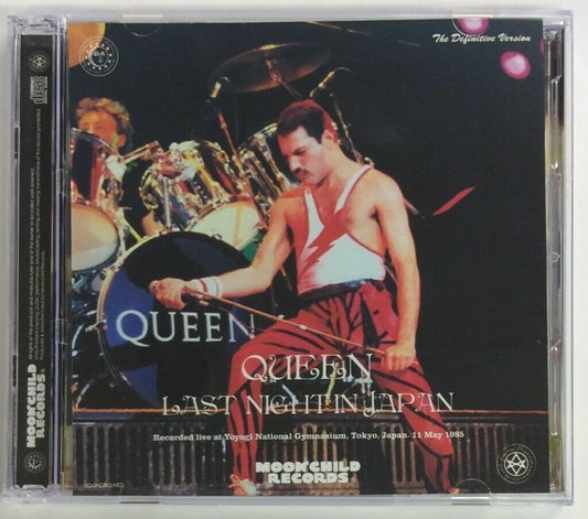 Queen Last Night In Japan The Definitive Version CD 2 Discs Moonchild Records