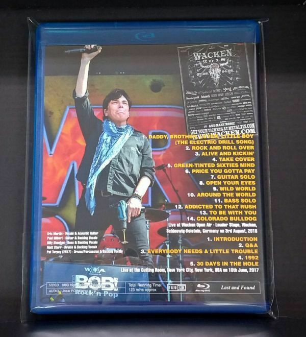 Mr. Big / Wacken Open Air 2018 Blu-ray 1BDR