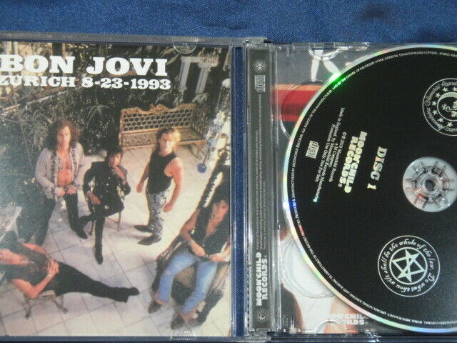Bon Jovi Zurich 1993 2CD Moonchild Records