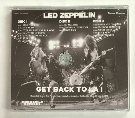 Led Zeppelin Get Back To LA 1 March 24 1975 3CD Moonchild