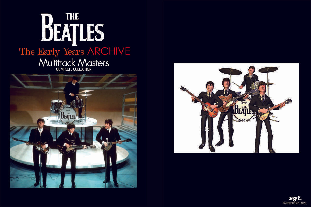 The Beatles The Early Years Archive Multitrack Masters 5 CD 1 DVD Set