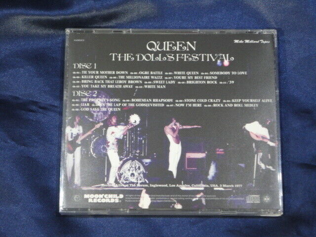 Queen The Doll's Festival 1977 Mike Millard Tapes 2CD 22 Tracks Moonchild