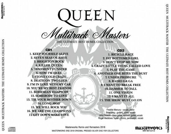 Queen / Multitrack Masters The Ultimate Best Remix 2CD