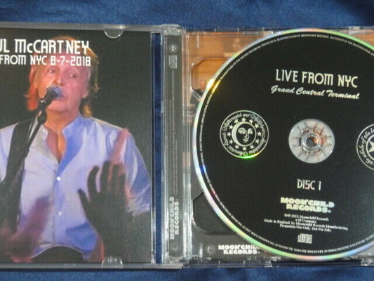 Paul McCartney Live From NYC CD 2 Discs 25 Tracks Moonchild Records Music Rock