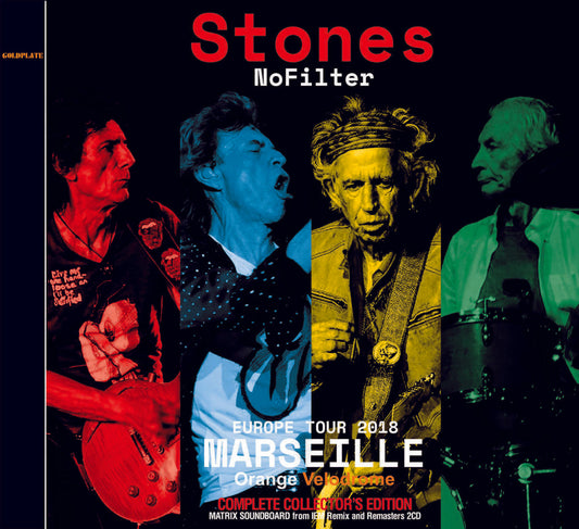 The Rolling Stones No Filter Europe Tour 2018 Marseille Orange Velodrome 2CD