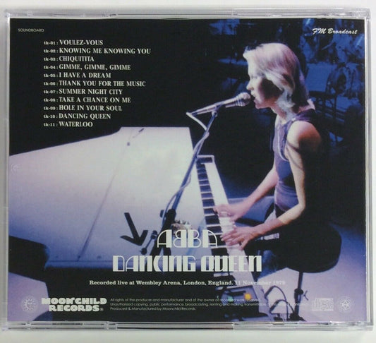 ABBA Dancing Queen 1979 London England CD 1 Disc Soundboard Moonchild