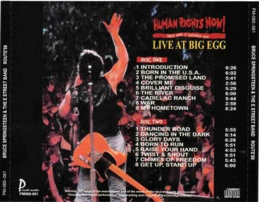 Bruce Springsteen & The E Street Band Human Rights Now Route '88 2CD 17 Tracks