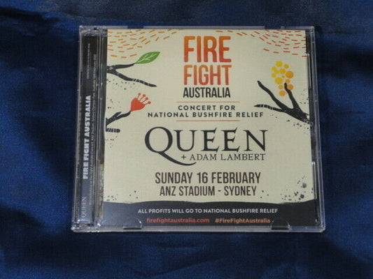 Queen Adam Lambert Fire Fight Australia 1CD 1DVD Set 17 Tracks Empress Valley