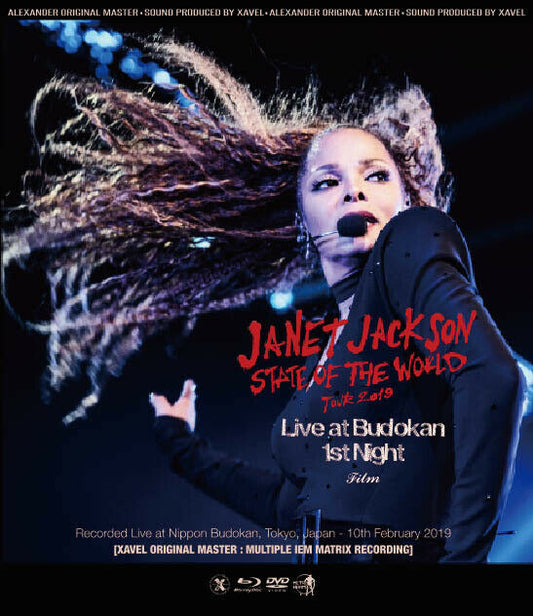 Janet Jackson Stage of The World Tour 2019 Budokan 1st Night Film (1BDR+1DVDR)
