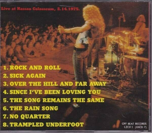 Led Zeppelin St Valentine's Day Massacre 1975 Nassau Colosseum 1CD 8 Tracks F/S