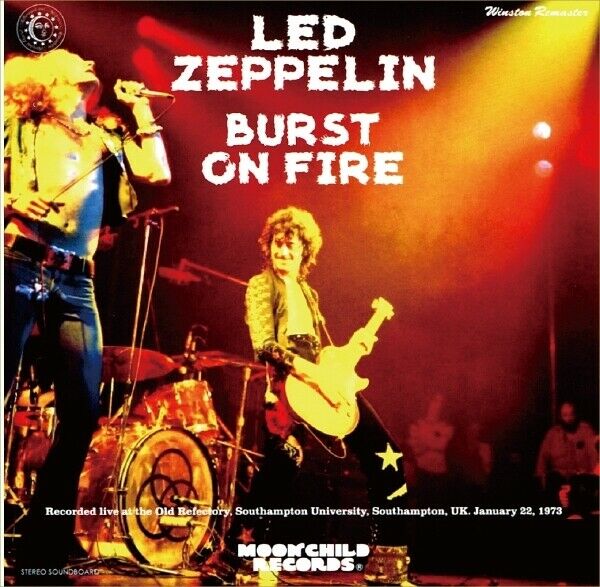 Led Zeppelin Burst On Fire Winston Remaster 2CD Moonchild