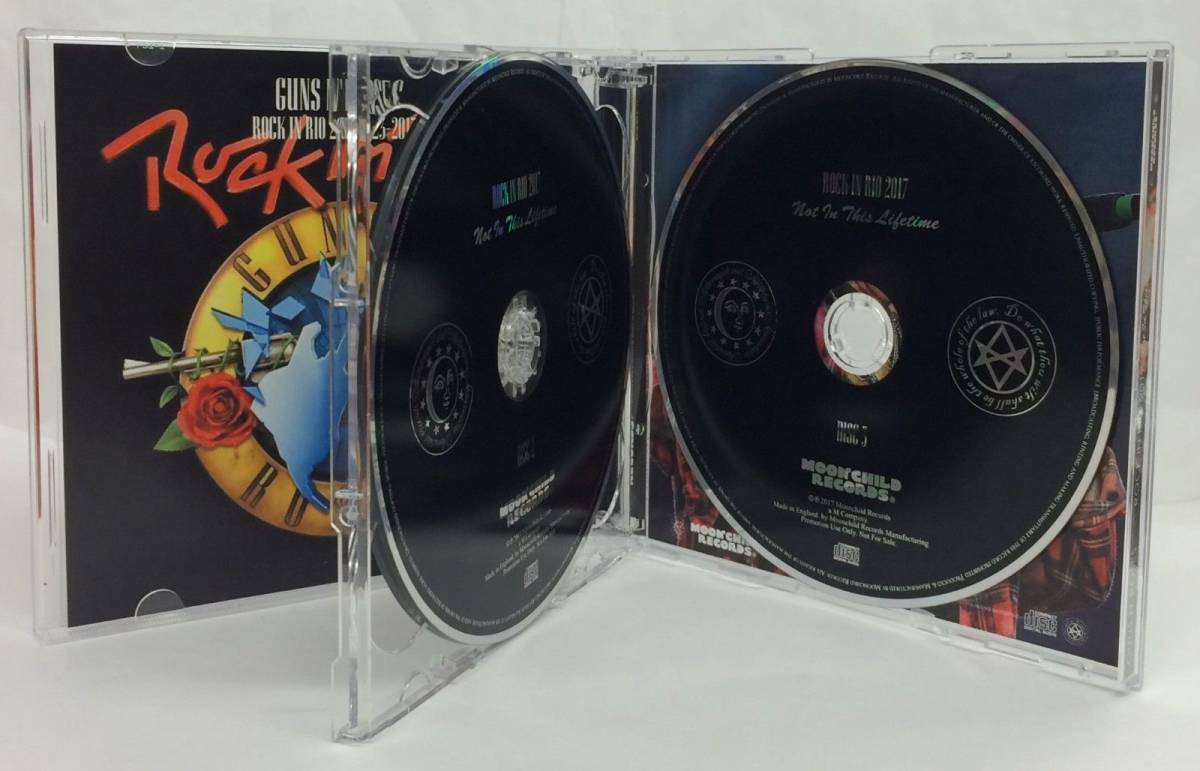 Guns 'N' Roses Rock In Rio 2017 Soundboard 3CD Moonchild
