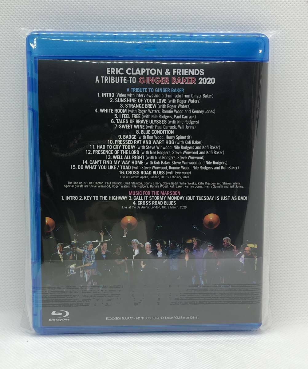 Eric Clapton & Friends A Tribute To Ginger Baker 2020 Blu-ray 1BDR 20 Tracks