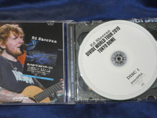 Ed Sheeran Divide World Tour 2019 Tokyo Dome CD 2 Discs 19 Tracks GreenAPPLE F/S