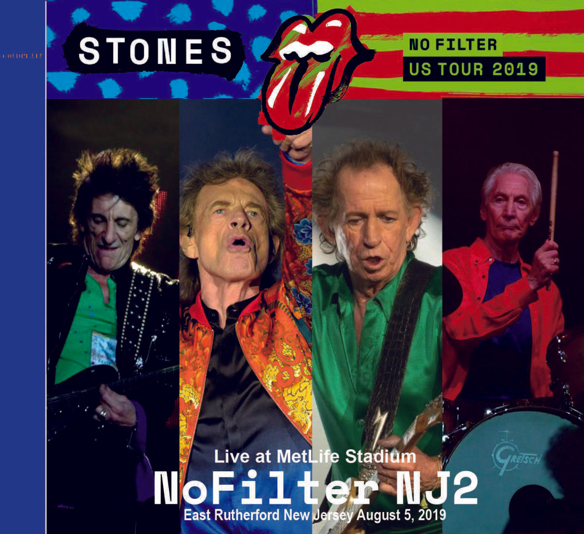 The Rolling Stones / No Filter Us Tour August 5 2019 New Jersey 2CD