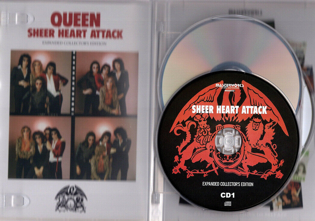Queen Sheer Heart Attack Expanded Collector's Edition 2CD 1DVD Set