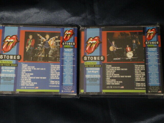 The Rolling Stones No Filter In Chicago 2 Days Complete CD 4 Discs 21 Tracks F/S