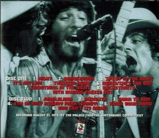 Bruce Springsteen And The E Street Band Palace Theater 1976 CD 2 Discs 15 Tracks