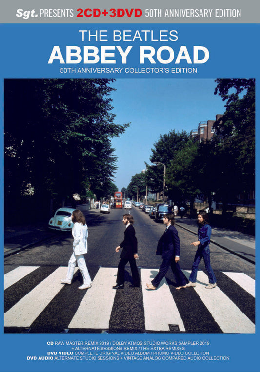 The Beatles Abbey Road 50th Anniversary Collector's Edition 2 CD 3 DVD Case Set