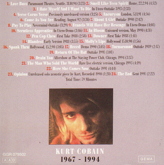 Nirvana The Great Alternative Album Twilight Of The Gods CD 1 Disc 24 Tracks F/S