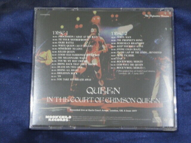 QUEEN In The Court Of Crimson Queen 1977 2CD Moonchild Records