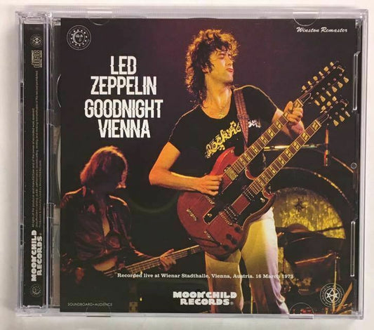 Led Zeppelin Goodnight Vienna 1973 Winston Remasters 2CD Moonchild Records