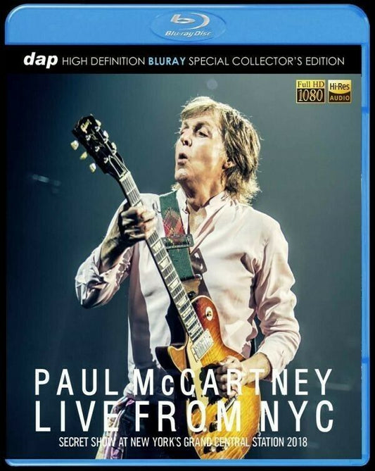 Paul McCartney Live From NYC New York's Grand Central Station 2018 Blu-ray Case