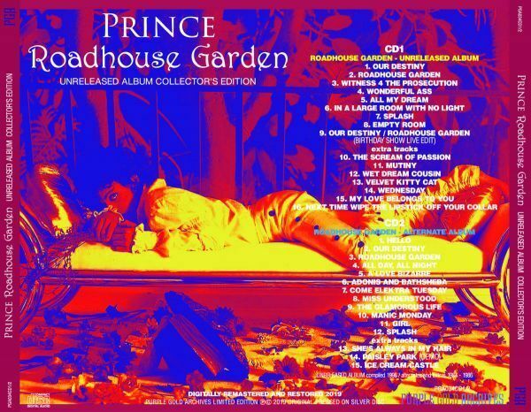 Prince Roadhouse Garden 1986 Unreleased Album Collector's Edition 2CD
