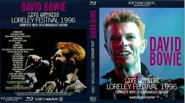 DAVID BOWIE / LIVE OUTSIDE LORELEY FESTIVAL 1996 1BDR
