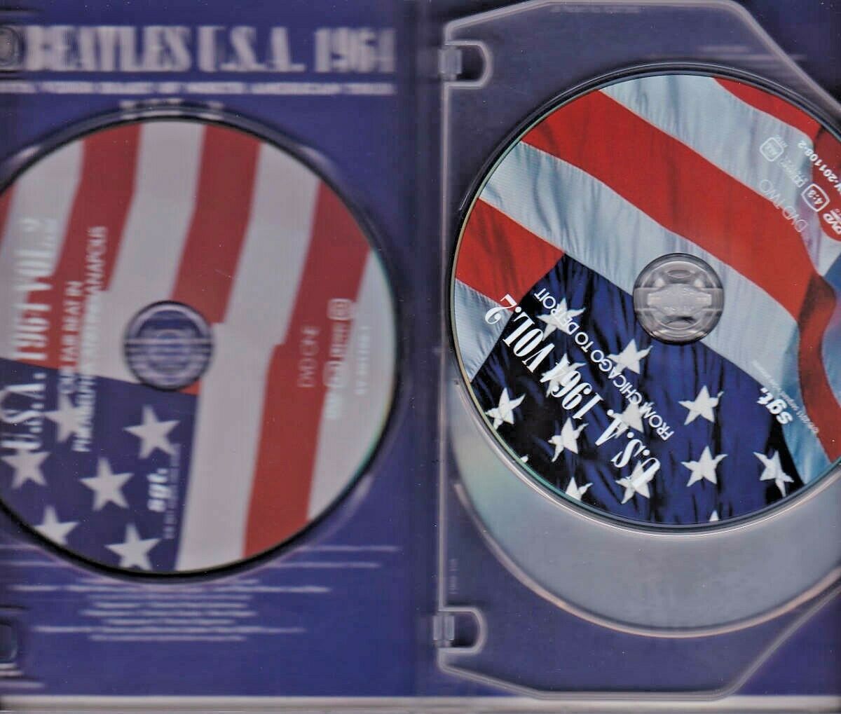 The Beatles / U.S.A 1964 Vol. 1 & 2 Set San Francisco Hollywood New York (8DVD)