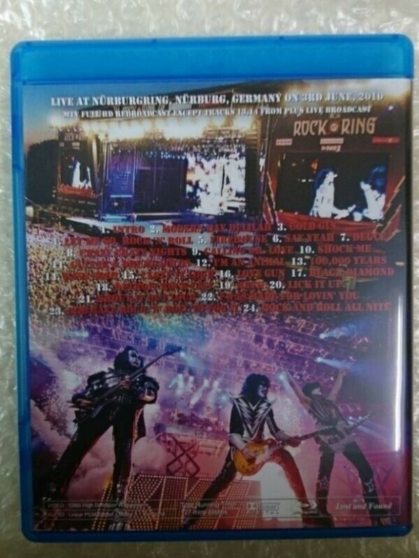 Kiss Rock Am Ring 2010 Full HD Edition Blu-ray 1BDR 24 Tracks Germany
