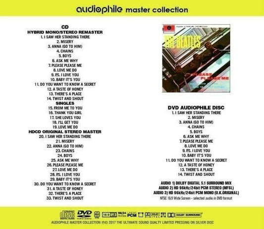 The Beatles Please Please Me Audio Phile Master Collection 1CD 1DVD Set Music
