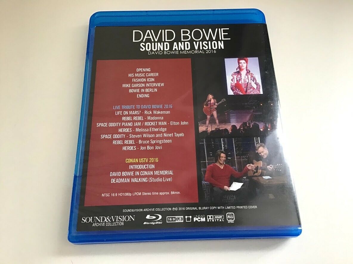 David Bowie Memorial Program Live Performances 9 Titles 11 Blu-Ray discs set