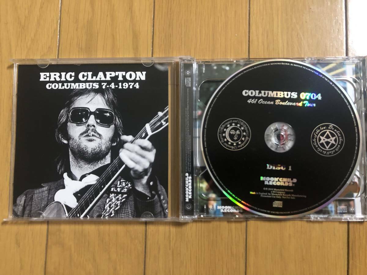 Eric Clapton Columbus 0704 2CD 16 Tracks Moonchild Records