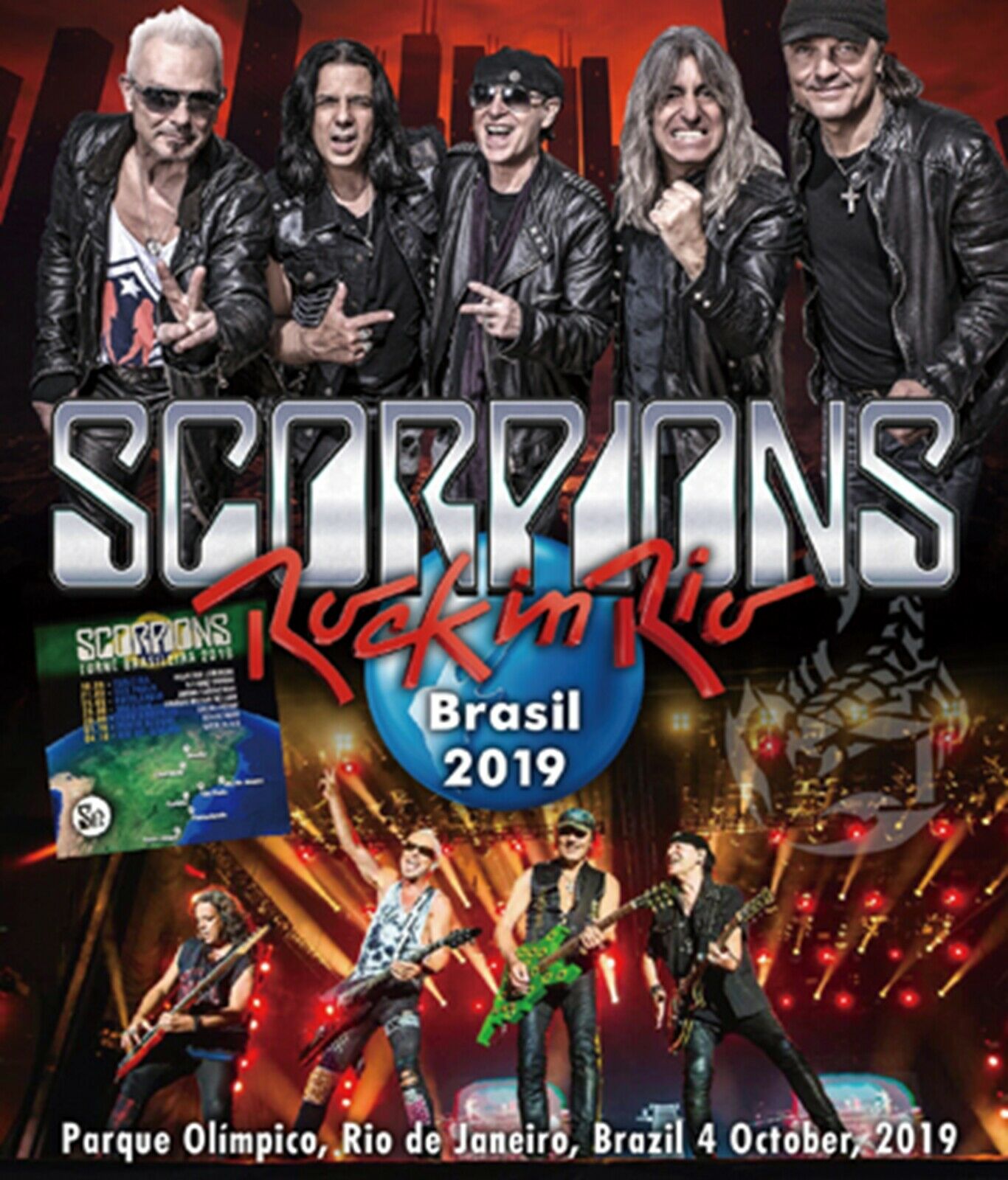 Scorpions Rock In Rio Brasil 2019 Blu-ray 1BDR
