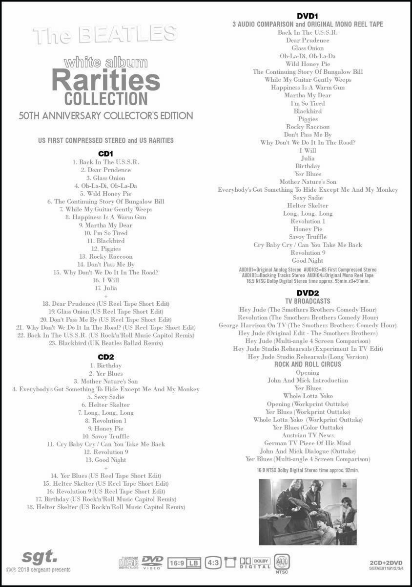 The Beatles White Album 50th Rarities Collection 2CD 2DVD