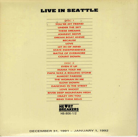 Love Mongers A Happy New Year Live In Seattle 1991-1992 CD 2 Discs Set Music F/S