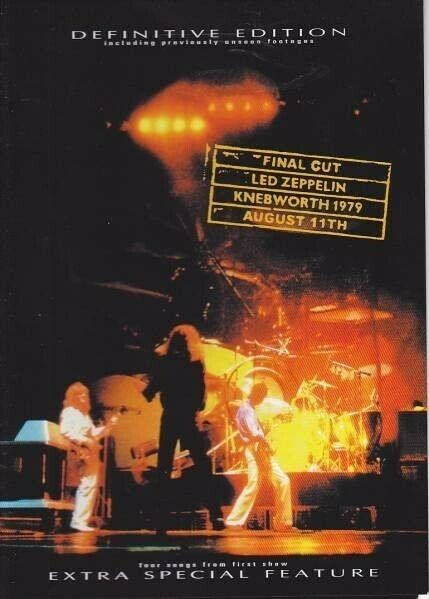Led Zeppelin Knebworth 1979 Final Cut Definitive Edition DVD 2 Discs 25 Tracks