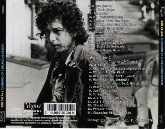 Bob Dylan Changing Of A Religious Seeker Chicago 1978 CD 2 Discs 26 Tracks F/S
